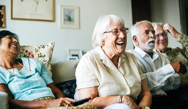 Group Of Older People Sitting Together