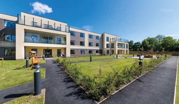 External view of Speedwell Court back gardens